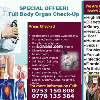 System organ check up offer