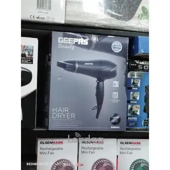 Geepas 2200W Professional Corded Electric Hair Dryer-Black - 2