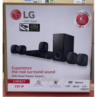 LG LHD427 Home Theater With 330w And Warranty