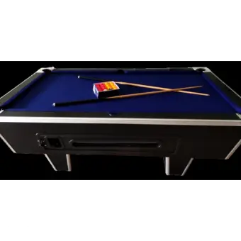 Pool table Double Jointer with Stone Marble Slate with blue cloth