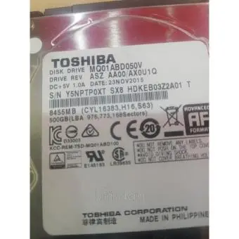 Toshiba internal hard drive 500gb - 2