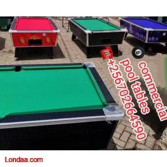 Commercial pool tables
