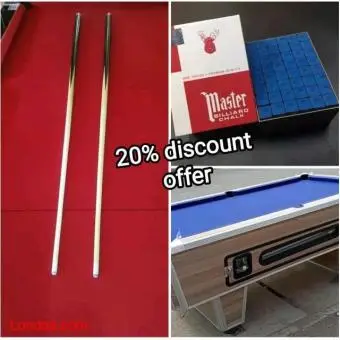 How much is a Pool table with all accessories - 2