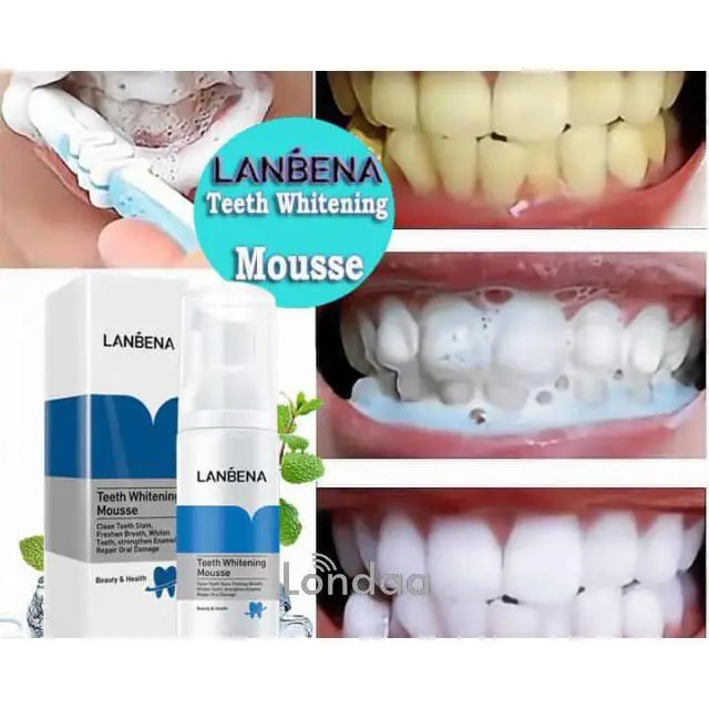 Lanbena Teeth Whitening Mousse Tooth Paste - 1/1
