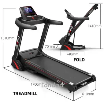 Treadmill CIAPO 3.5HP with incline - 2