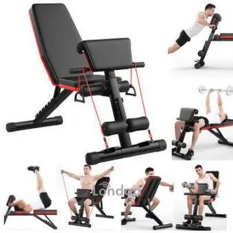 Foldable exercise bench