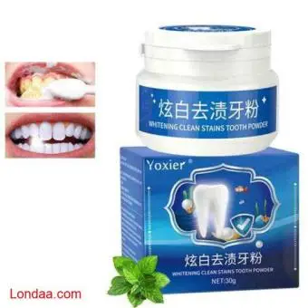 Yoxier Teeth Whitening Powder Clean Stains Tooth Powder – 30g