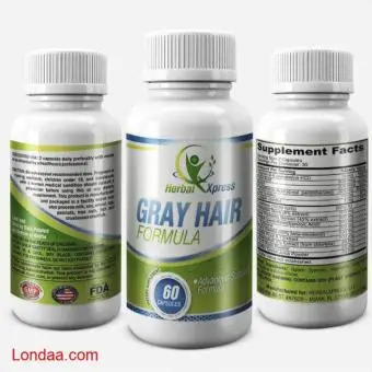 Anti-gray Hair Formula 60 Capsules – Supplement For Getting Rid Of Gray Hair