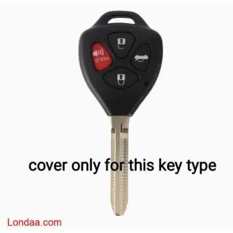 Toyota 2007 -2011 car key silicon 3 button remote cover - 2