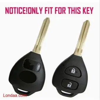 Toyota 2007 -2011 car key  2 button silicone remote cover - 2