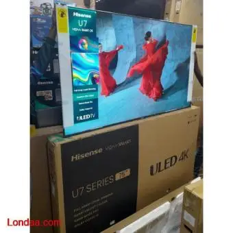 BEYI POA SANA: HISENSE 75" SMART 4K UHD ULED TVS with Dolby Vision And Dolby Atmos