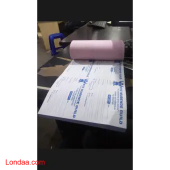 Customized Receipts and Invoice Books and Stamps Designing and Printing - 2