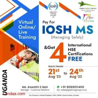 Amazing Deals on the IOSH MS Course in Uganda!