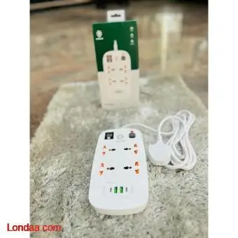 Green Lion 4 AC 2 USB & 2 USB-C PD 40W Multiport Smart Power Socket 3500W 3M with Timer