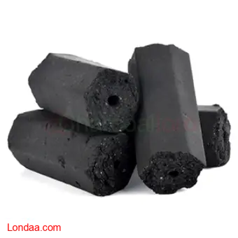 Charcoal briquettes for cooking and brooder.