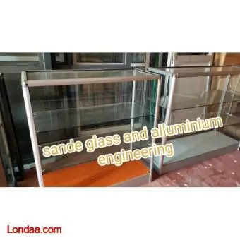 Glass shop display counter and shop partitions - 4