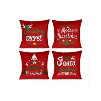 4pics Decorative Christmas cushion covers - 2
