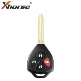 Xhorse – Toyota Style XKTO02EN / 4-Button Universal Remote Head Key for VVDI Key Tools (Wired)