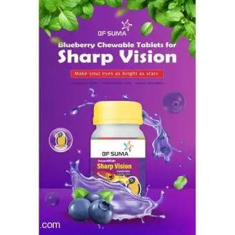 Blue Berry Chewable Tablets For Sharp Vision
