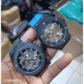 Pair of Hublot automatic watches