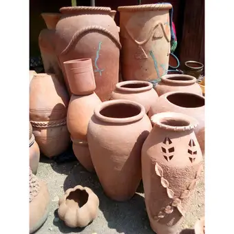 Clay Flower Pots - 6