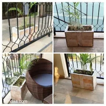 Ultra-Stone Slate Planters/Flower pots