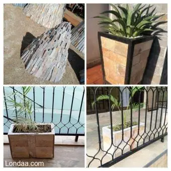 Ultra-Stone Slate Planters/Flower pots - 2