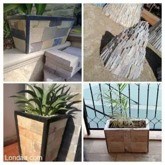 Ultra-Stone Slate Planters/Flower pots - 3