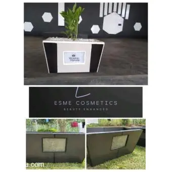 Rectangular ceramic tile flower pots/Planters - 3