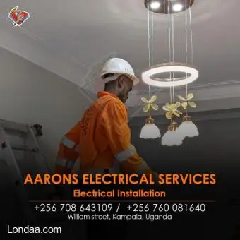 Aarons certified electrical services in Kampala Uganda